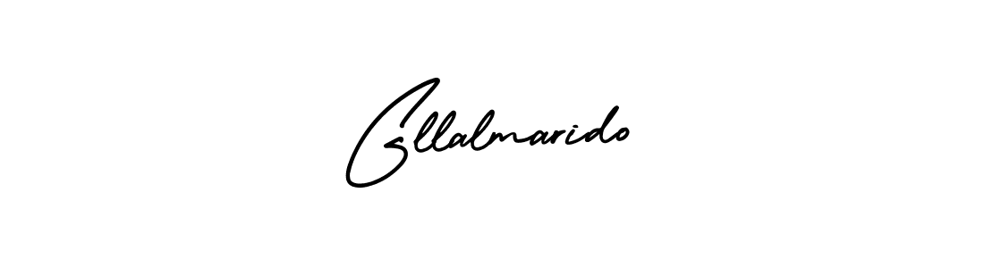 How to make Gllalmarido signature? AmerikaSignatureDemo-Regular is a professional autograph style. Create handwritten signature for Gllalmarido name. Gllalmarido signature style 3 images and pictures png