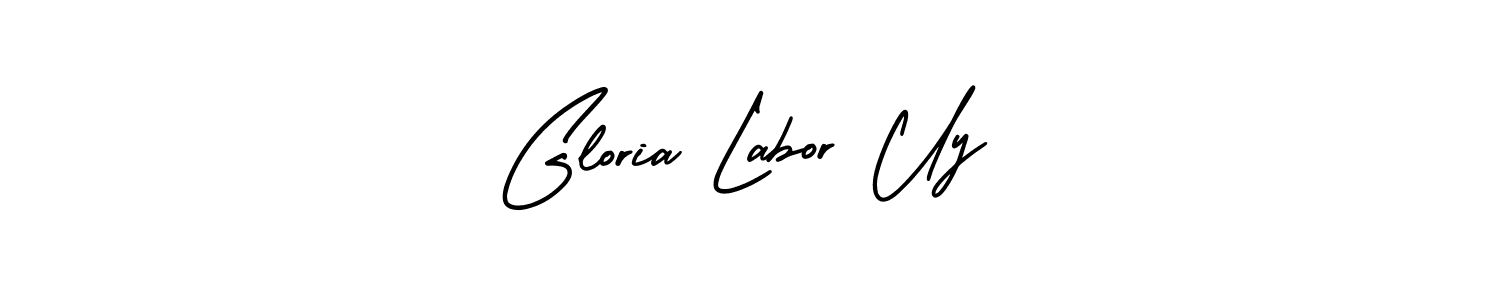 See photos of Gloria Labor Uy official signature by Spectra . Check more albums & portfolios. Read reviews & check more about AmerikaSignatureDemo-Regular font. Gloria Labor Uy signature style 3 images and pictures png