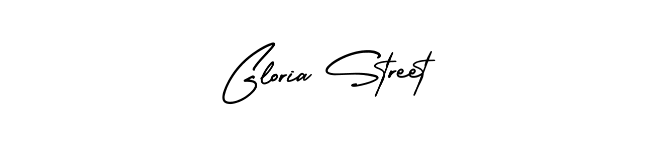 Make a beautiful signature design for name Gloria Street. With this signature (AmerikaSignatureDemo-Regular) style, you can create a handwritten signature for free. Gloria Street signature style 3 images and pictures png