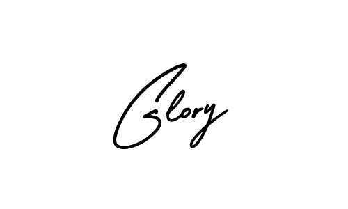 Glory stylish signature style. Best Handwritten Sign (AmerikaSignatureDemo-Regular) for my name. Handwritten Signature Collection Ideas for my name Glory. Glory signature style 3 images and pictures png