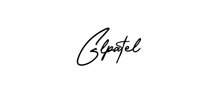 The best way (AmerikaSignatureDemo-Regular) to make a short signature is to pick only two or three words in your name. The name Glpatel include a total of six letters. For converting this name. Glpatel signature style 3 images and pictures png