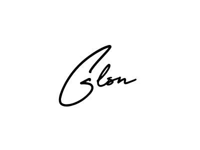 How to make Glsn name signature. Use AmerikaSignatureDemo-Regular style for creating short signs online. This is the latest handwritten sign. Glsn signature style 3 images and pictures png