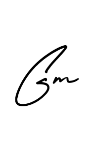 How to Draw Gm signature style? AmerikaSignatureDemo-Regular is a latest design signature styles for name Gm. Gm signature style 3 images and pictures png