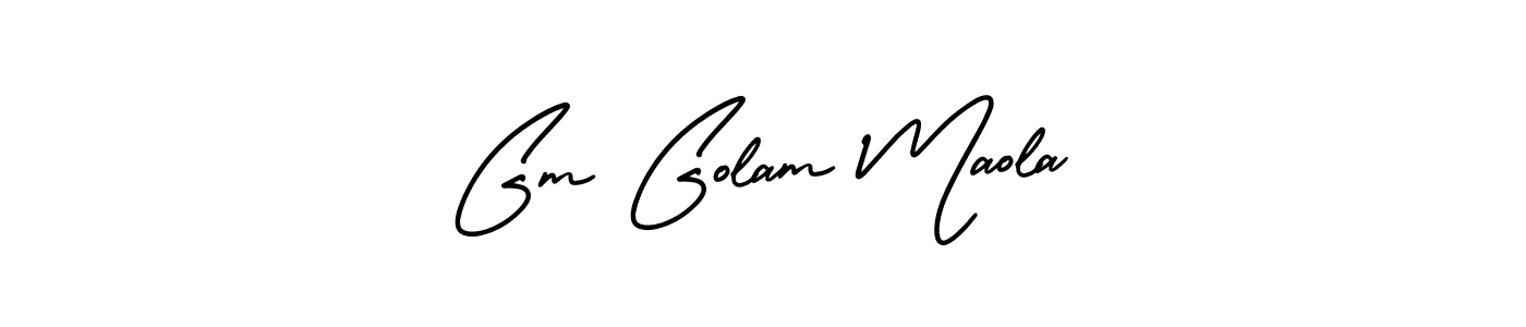 Check out images of Autograph of Gm Golam Maola name. Actor Gm Golam Maola Signature Style. AmerikaSignatureDemo-Regular is a professional sign style online. Gm Golam Maola signature style 3 images and pictures png