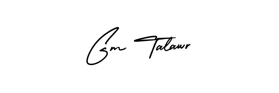 This is the best signature style for the Gm Talawr name. Also you like these signature font (AmerikaSignatureDemo-Regular). Mix name signature. Gm Talawr signature style 3 images and pictures png