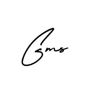 How to Draw Gms signature style? AmerikaSignatureDemo-Regular is a latest design signature styles for name Gms. Gms signature style 3 images and pictures png