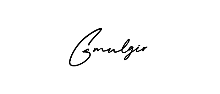 It looks lik you need a new signature style for name Gmulgir. Design unique handwritten (AmerikaSignatureDemo-Regular) signature with our free signature maker in just a few clicks. Gmulgir signature style 3 images and pictures png