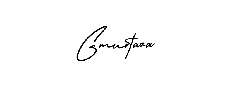 You should practise on your own different ways (AmerikaSignatureDemo-Regular) to write your name (Gmurtaza) in signature. don't let someone else do it for you. Gmurtaza signature style 3 images and pictures png