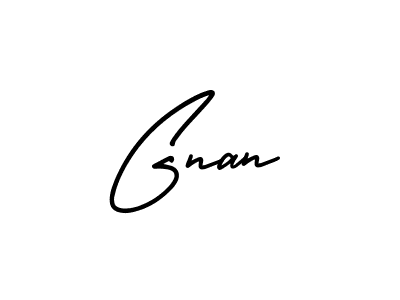 Make a beautiful signature design for name Gnan. Use this online signature maker to create a handwritten signature for free. Gnan signature style 3 images and pictures png