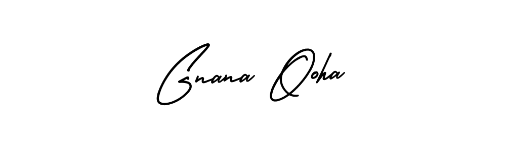 Also You can easily find your signature by using the search form. We will create Gnana Ooha name handwritten signature images for you free of cost using AmerikaSignatureDemo-Regular sign style. Gnana Ooha signature style 3 images and pictures png