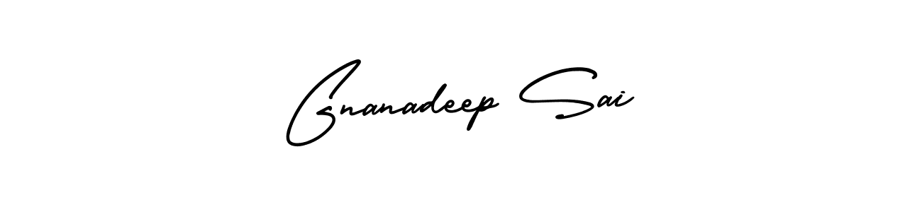 Use a signature maker to create a handwritten signature online. With this signature software, you can design (AmerikaSignatureDemo-Regular) your own signature for name Gnanadeep Sai. Gnanadeep Sai signature style 3 images and pictures png
