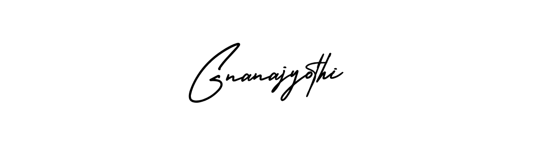 It looks lik you need a new signature style for name Gnanajyothi. Design unique handwritten (AmerikaSignatureDemo-Regular) signature with our free signature maker in just a few clicks. Gnanajyothi signature style 3 images and pictures png