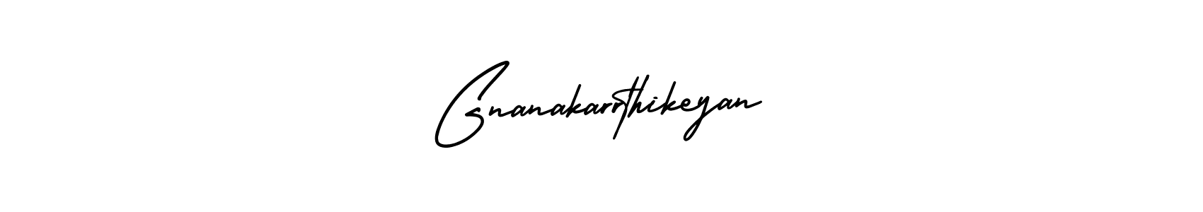 You should practise on your own different ways (AmerikaSignatureDemo-Regular) to write your name (Gnanakarrthikeyan) in signature. don't let someone else do it for you. Gnanakarrthikeyan signature style 3 images and pictures png