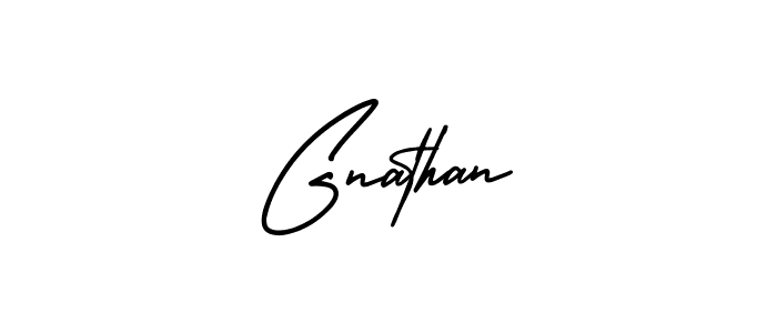 Best and Professional Signature Style for Gnathan. AmerikaSignatureDemo-Regular Best Signature Style Collection. Gnathan signature style 3 images and pictures png