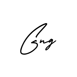Use a signature maker to create a handwritten signature online. With this signature software, you can design (AmerikaSignatureDemo-Regular) your own signature for name Gng. Gng signature style 3 images and pictures png
