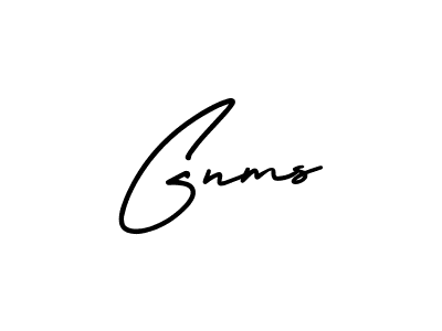 AmerikaSignatureDemo-Regular is a professional signature style that is perfect for those who want to add a touch of class to their signature. It is also a great choice for those who want to make their signature more unique. Get Gnms name to fancy signature for free. Gnms signature style 3 images and pictures png