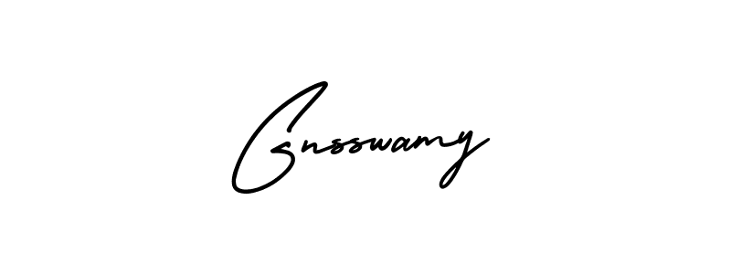 Create a beautiful signature design for name Gnsswamy. With this signature (AmerikaSignatureDemo-Regular) fonts, you can make a handwritten signature for free. Gnsswamy signature style 3 images and pictures png
