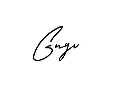 How to Draw Gnyv signature style? AmerikaSignatureDemo-Regular is a latest design signature styles for name Gnyv. Gnyv signature style 3 images and pictures png