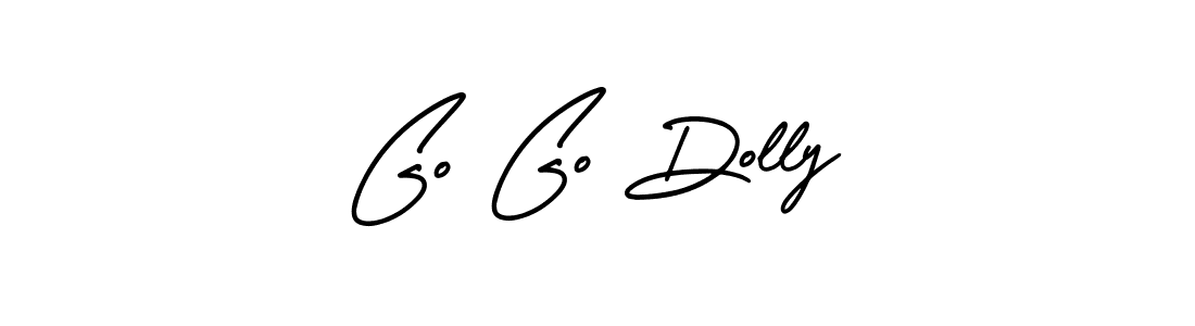 It looks lik you need a new signature style for name Go Go Dolly. Design unique handwritten (AmerikaSignatureDemo-Regular) signature with our free signature maker in just a few clicks. Go Go Dolly signature style 3 images and pictures png