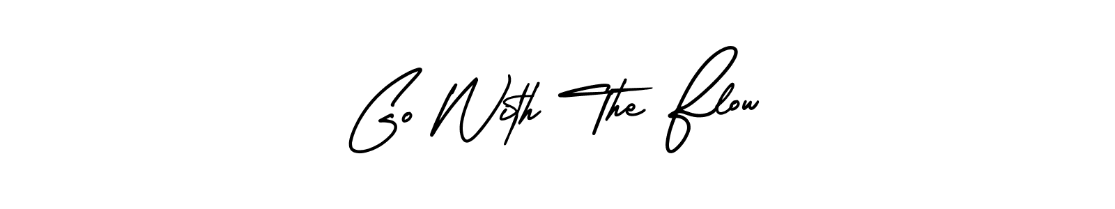 Similarly AmerikaSignatureDemo-Regular is the best handwritten signature design. Signature creator online .You can use it as an online autograph creator for name Go With The Flow. Go With The Flow signature style 3 images and pictures png