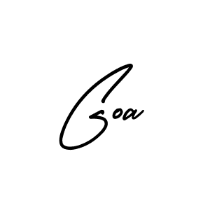 The best way (AmerikaSignatureDemo-Regular) to make a short signature is to pick only two or three words in your name. The name Goa include a total of six letters. For converting this name. Goa signature style 3 images and pictures png