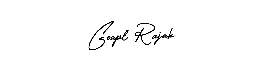 Create a beautiful signature design for name Goapl Rajak. With this signature (AmerikaSignatureDemo-Regular) fonts, you can make a handwritten signature for free. Goapl Rajak signature style 3 images and pictures png