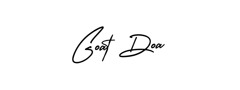 AmerikaSignatureDemo-Regular is a professional signature style that is perfect for those who want to add a touch of class to their signature. It is also a great choice for those who want to make their signature more unique. Get Goat Doa name to fancy signature for free. Goat Doa signature style 3 images and pictures png