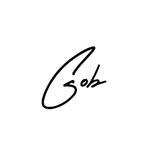 Make a beautiful signature design for name Gob. Use this online signature maker to create a handwritten signature for free. Gob signature style 3 images and pictures png