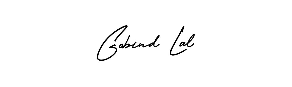 How to Draw Gobind Lal signature style? AmerikaSignatureDemo-Regular is a latest design signature styles for name Gobind Lal. Gobind Lal signature style 3 images and pictures png