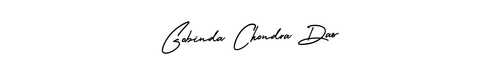 AmerikaSignatureDemo-Regular is a professional signature style that is perfect for those who want to add a touch of class to their signature. It is also a great choice for those who want to make their signature more unique. Get Gobinda Chondra Das name to fancy signature for free. Gobinda Chondra Das signature style 3 images and pictures png