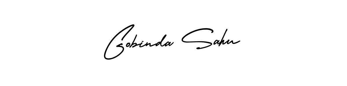 Also You can easily find your signature by using the search form. We will create Gobinda Sahu name handwritten signature images for you free of cost using AmerikaSignatureDemo-Regular sign style. Gobinda Sahu signature style 3 images and pictures png