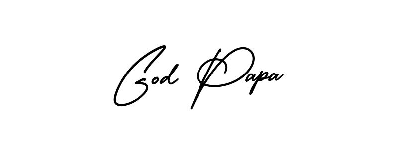 This is the best signature style for the God Papa name. Also you like these signature font (AmerikaSignatureDemo-Regular). Mix name signature. God Papa signature style 3 images and pictures png