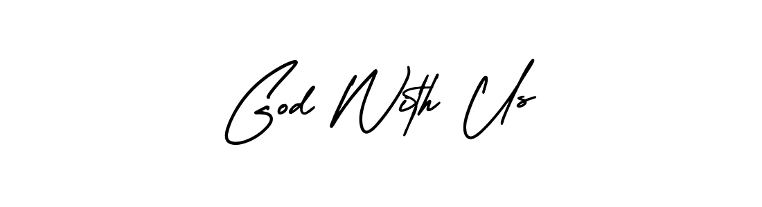 Once you've used our free online signature maker to create your best signature AmerikaSignatureDemo-Regular style, it's time to enjoy all of the benefits that God With Us name signing documents. God With Us signature style 3 images and pictures png