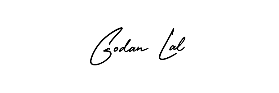 AmerikaSignatureDemo-Regular is a professional signature style that is perfect for those who want to add a touch of class to their signature. It is also a great choice for those who want to make their signature more unique. Get Godan Lal name to fancy signature for free. Godan Lal signature style 3 images and pictures png