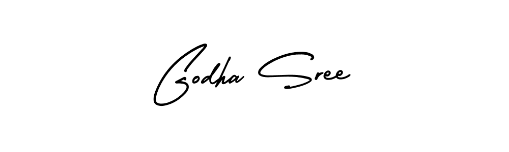 It looks lik you need a new signature style for name Godha Sree. Design unique handwritten (AmerikaSignatureDemo-Regular) signature with our free signature maker in just a few clicks. Godha Sree signature style 3 images and pictures png