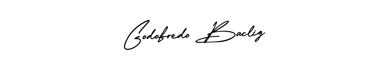 Create a beautiful signature design for name Godofredo Baclig. With this signature (AmerikaSignatureDemo-Regular) fonts, you can make a handwritten signature for free. Godofredo Baclig signature style 3 images and pictures png