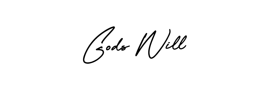 Also we have Gods Will name is the best signature style. Create professional handwritten signature collection using AmerikaSignatureDemo-Regular autograph style. Gods Will signature style 3 images and pictures png