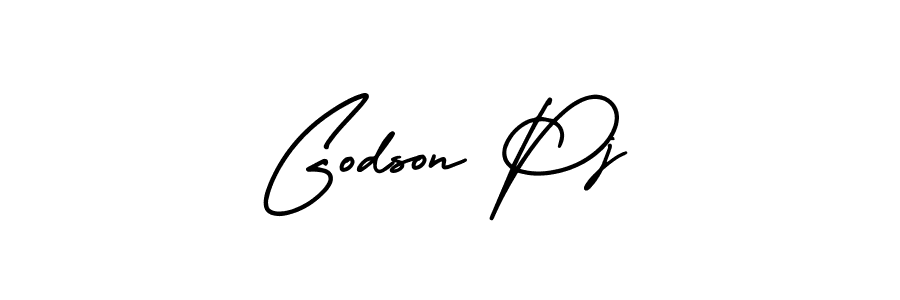 Make a beautiful signature design for name Godson Pj. With this signature (AmerikaSignatureDemo-Regular) style, you can create a handwritten signature for free. Godson Pj signature style 3 images and pictures png