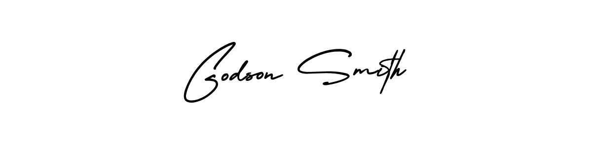 How to make Godson Smith signature? AmerikaSignatureDemo-Regular is a professional autograph style. Create handwritten signature for Godson Smith name. Godson Smith signature style 3 images and pictures png