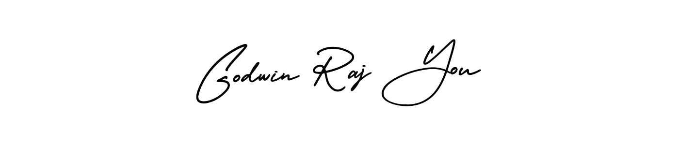 AmerikaSignatureDemo-Regular is a professional signature style that is perfect for those who want to add a touch of class to their signature. It is also a great choice for those who want to make their signature more unique. Get Godwin Raj You name to fancy signature for free. Godwin Raj You signature style 3 images and pictures png