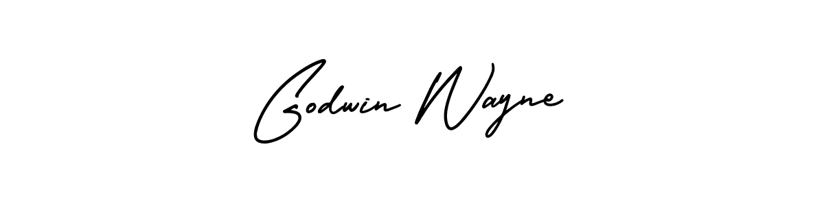 Also You can easily find your signature by using the search form. We will create Godwin Wayne name handwritten signature images for you free of cost using AmerikaSignatureDemo-Regular sign style. Godwin Wayne signature style 3 images and pictures png