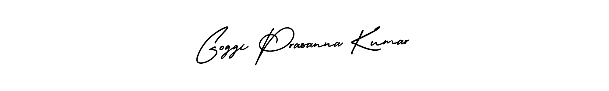 Design your own signature with our free online signature maker. With this signature software, you can create a handwritten (AmerikaSignatureDemo-Regular) signature for name Goggi Prasanna Kumar. Goggi Prasanna Kumar signature style 3 images and pictures png