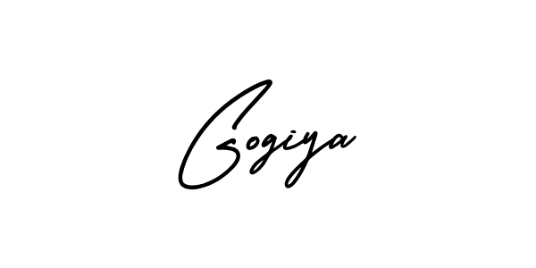 How to Draw Gogiya signature style? AmerikaSignatureDemo-Regular is a latest design signature styles for name Gogiya. Gogiya signature style 3 images and pictures png