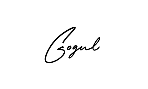 How to make Gogul signature? AmerikaSignatureDemo-Regular is a professional autograph style. Create handwritten signature for Gogul name. Gogul signature style 3 images and pictures png