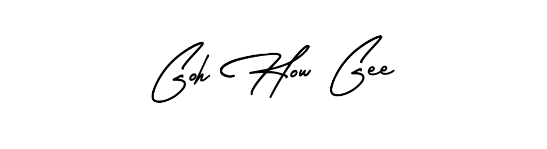 if you are searching for the best signature style for your name Goh How Gee. so please give up your signature search. here we have designed multiple signature styles  using AmerikaSignatureDemo-Regular. Goh How Gee signature style 3 images and pictures png