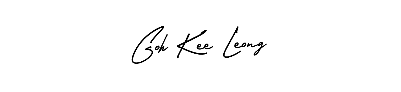 Use a signature maker to create a handwritten signature online. With this signature software, you can design (AmerikaSignatureDemo-Regular) your own signature for name Goh Kee Leong. Goh Kee Leong signature style 3 images and pictures png