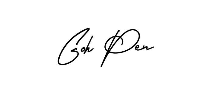Check out images of Autograph of Goh Pen name. Actor Goh Pen Signature Style. AmerikaSignatureDemo-Regular is a professional sign style online. Goh Pen signature style 3 images and pictures png