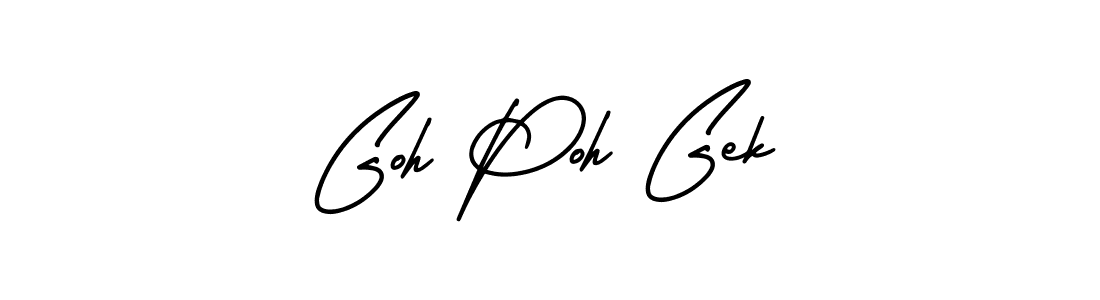 Make a beautiful signature design for name Goh Poh Gek. With this signature (AmerikaSignatureDemo-Regular) style, you can create a handwritten signature for free. Goh Poh Gek signature style 3 images and pictures png