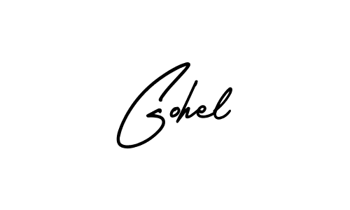 It looks lik you need a new signature style for name Gohel. Design unique handwritten (AmerikaSignatureDemo-Regular) signature with our free signature maker in just a few clicks. Gohel signature style 3 images and pictures png