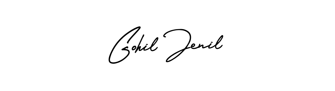 You can use this online signature creator to create a handwritten signature for the name Gohil Jenil. This is the best online autograph maker. Gohil Jenil signature style 3 images and pictures png